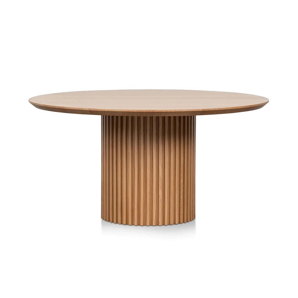 Hunter Designer Round Dining Table 1.5m - Natural