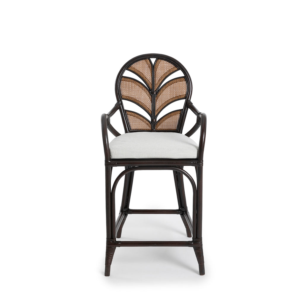 Dominica Kitchen Counter Stool - Coffee Bean