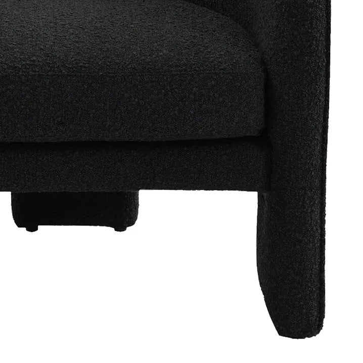 Koko Occasional Chair - Black Boucle