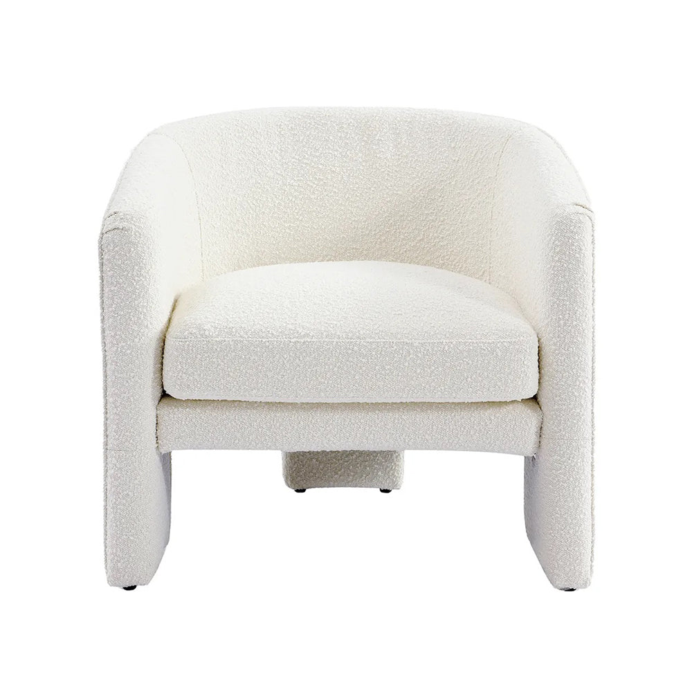 Koko Occasional Chair - White Boucle