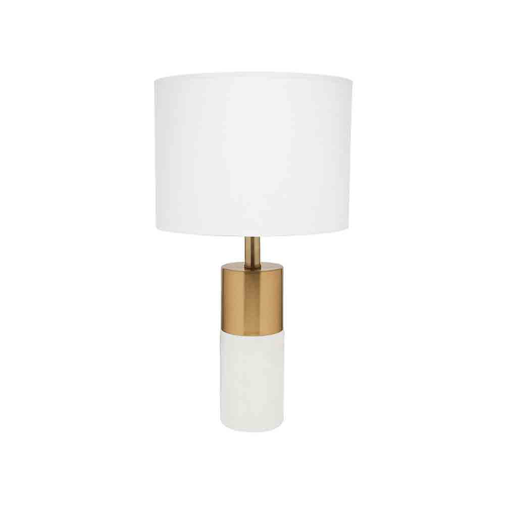 Lane Marble Table Lamp - White