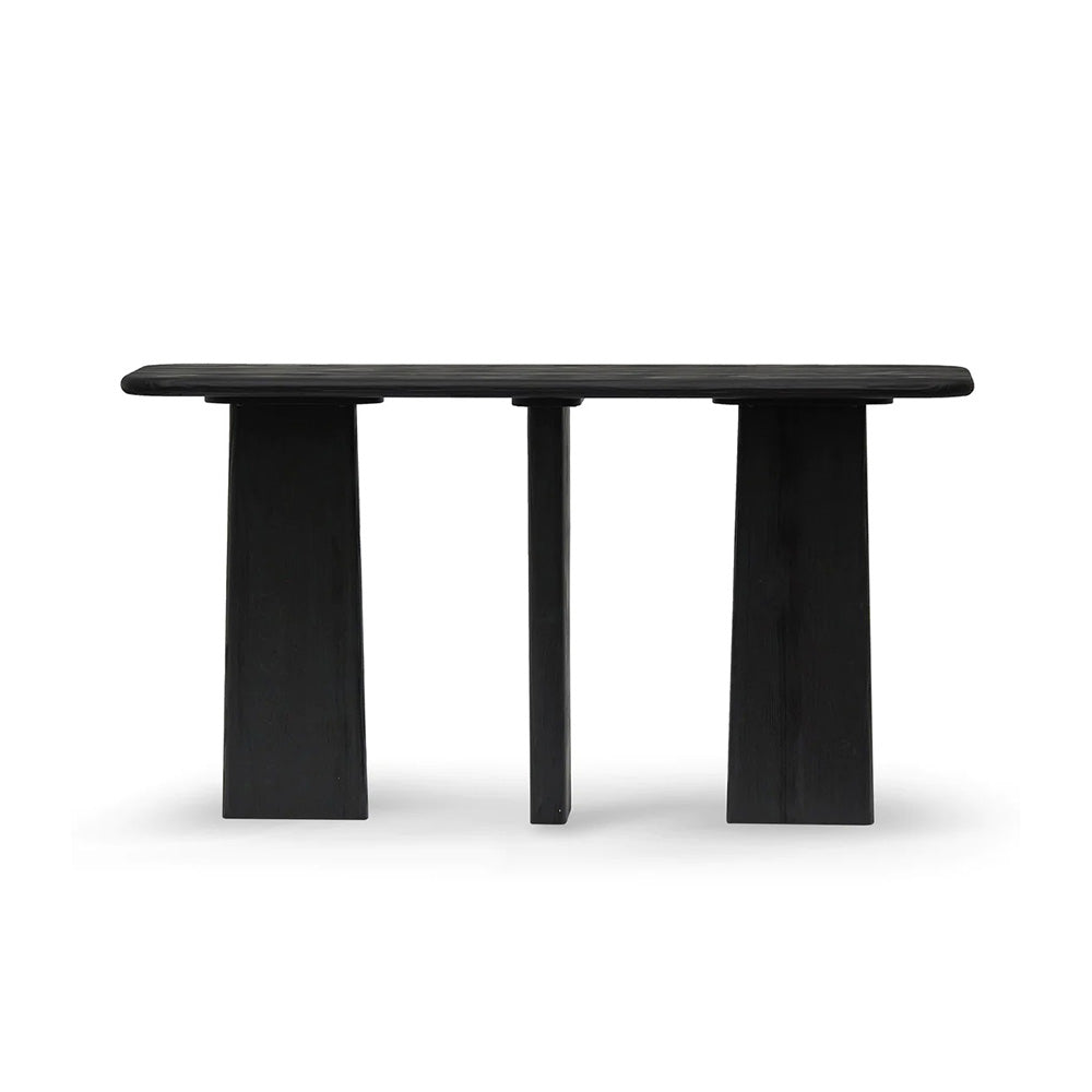 Luca Black Console Table - Timber