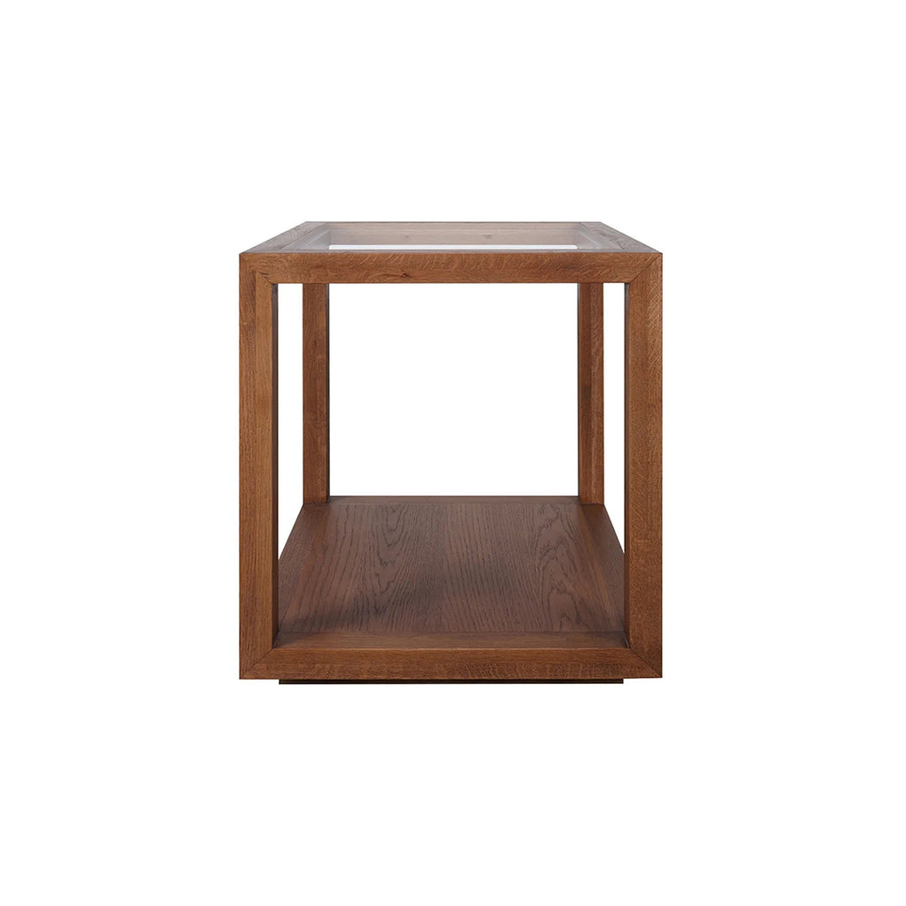Lugano Square Medium Side Table - Walnut
