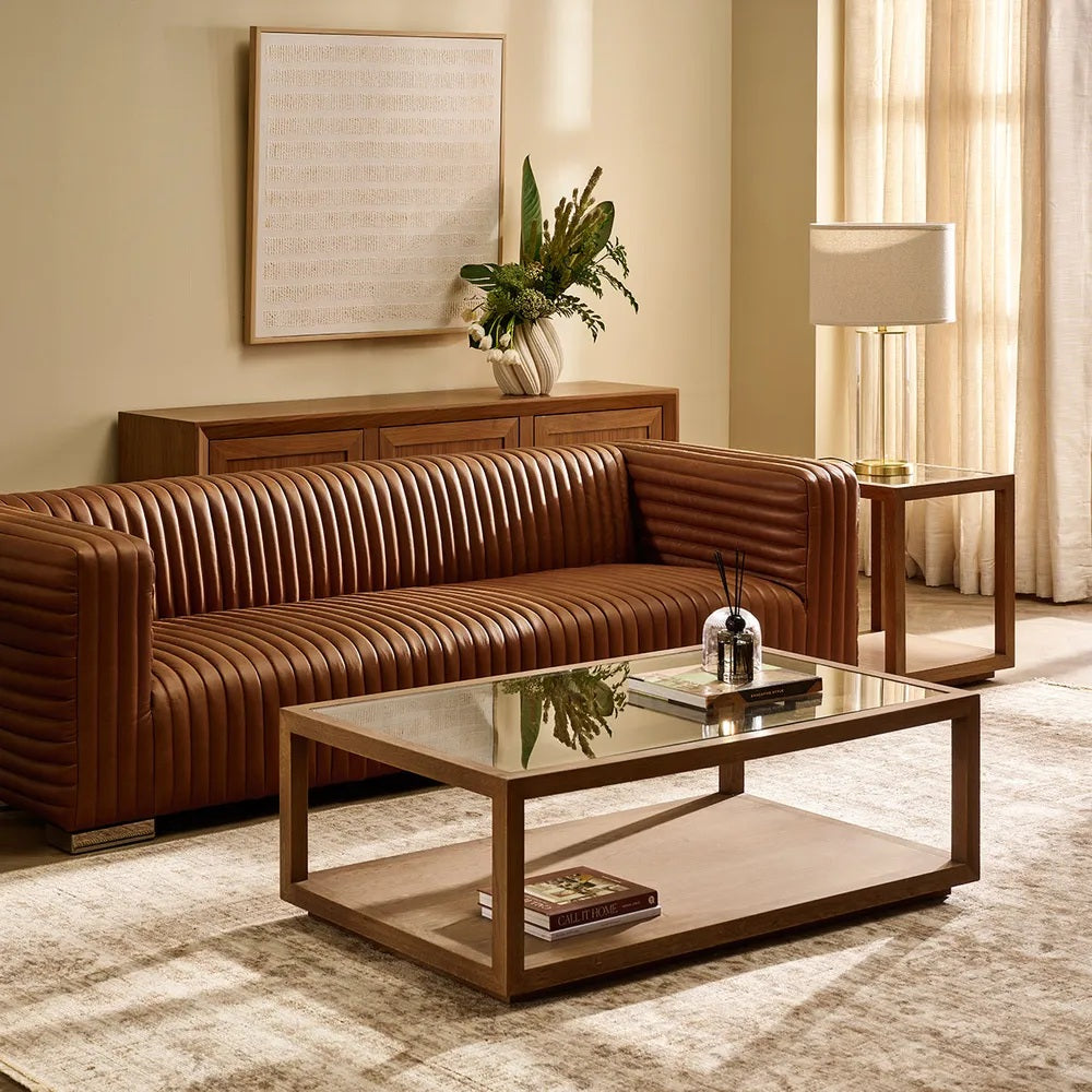 Lugano Rectangular Coffee Table - Walnut
