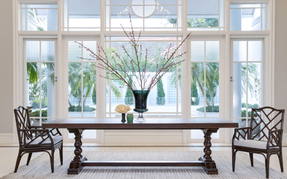 Margaret Rectangular Dining Table - Coffee Bean