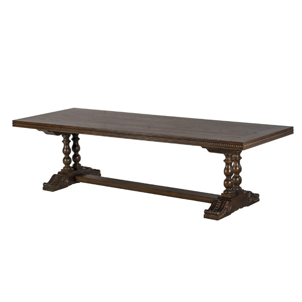 Margaret Rectangular Dining Table - Coffee Bean