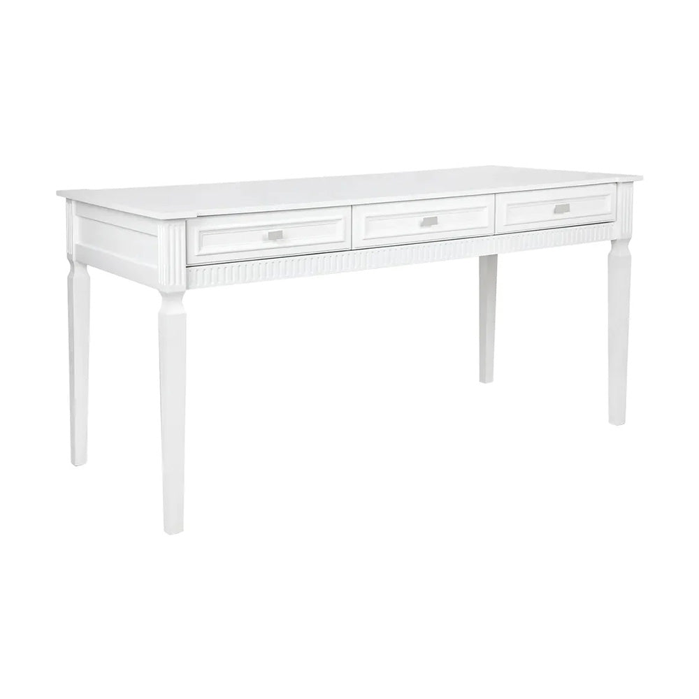 Claremont Large Desk White |Hamptons Style Desk