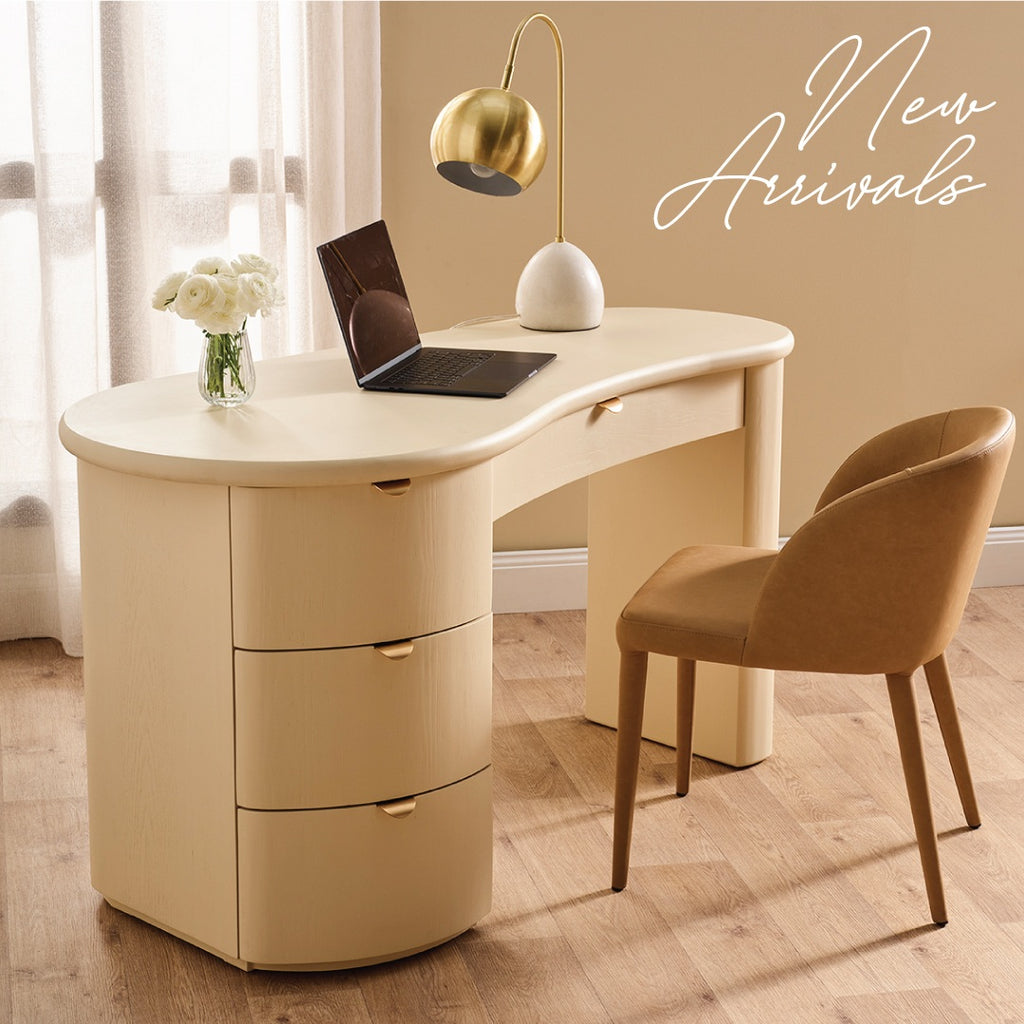 Milos Desk - Ivory