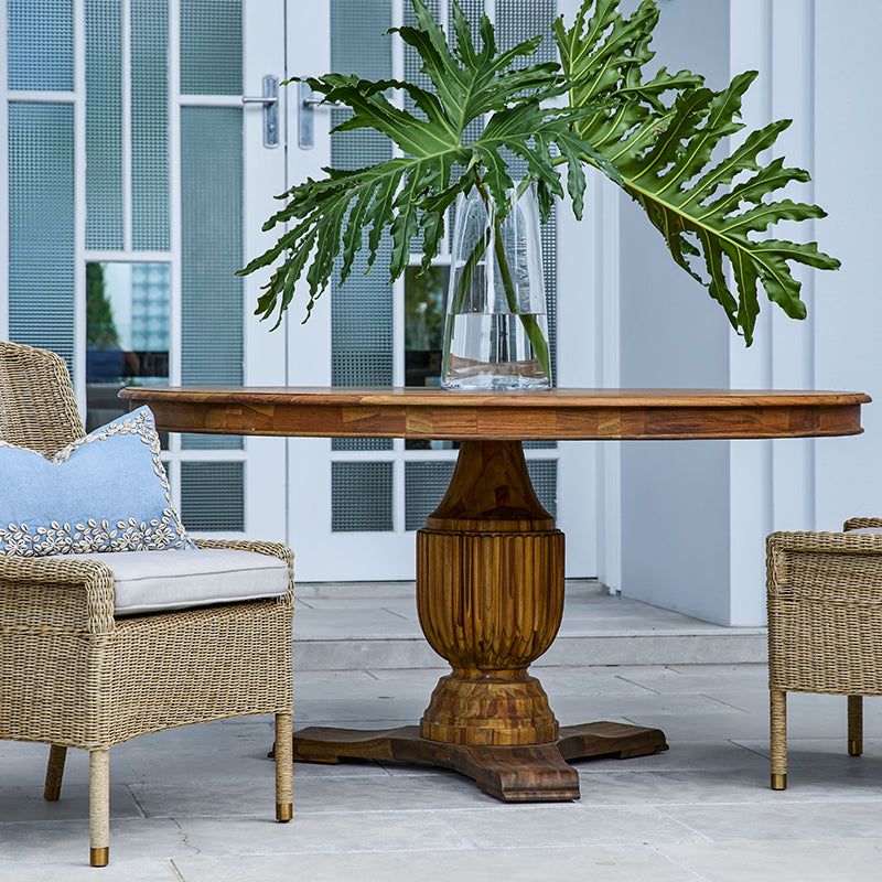 Naples Table Base Naples Round Outdoor Dining Table - 1.5m – Attica House