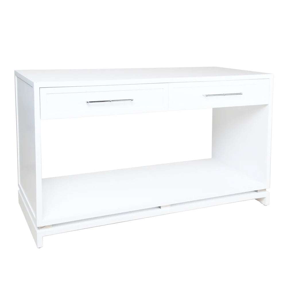 Pearl White Console Table
