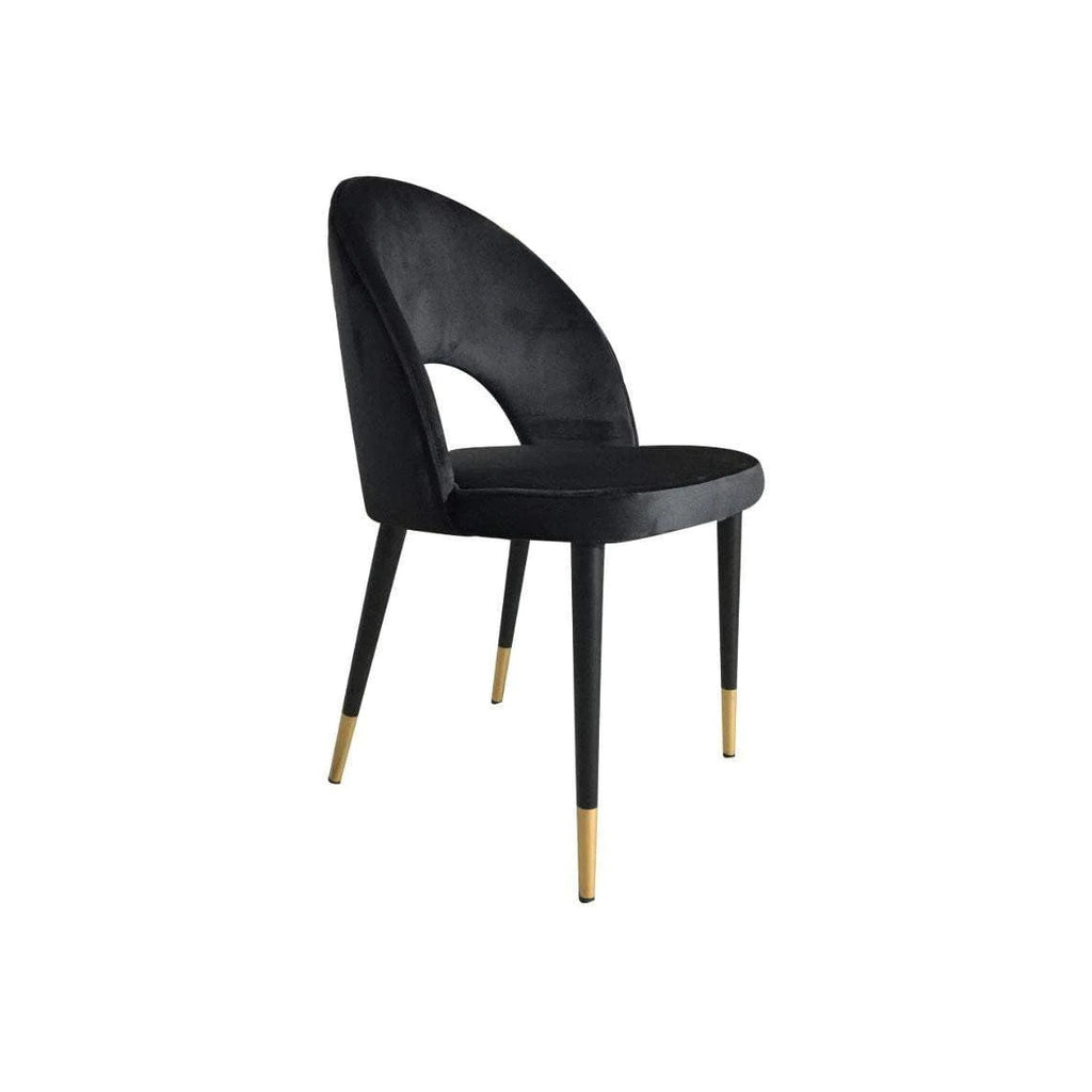 Roxbury Dining Chair - Black Velvet