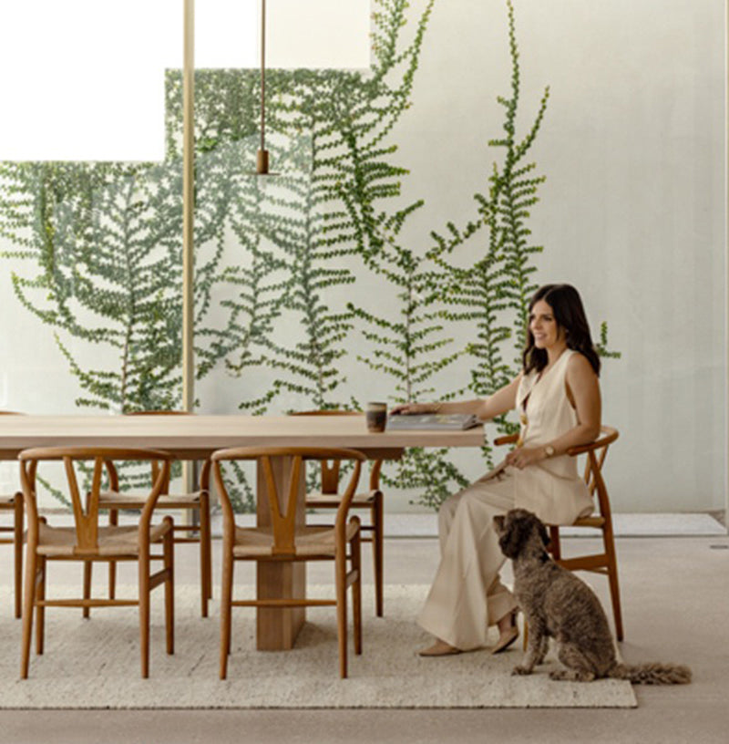 Steph and Gian Elm Pepper Rug