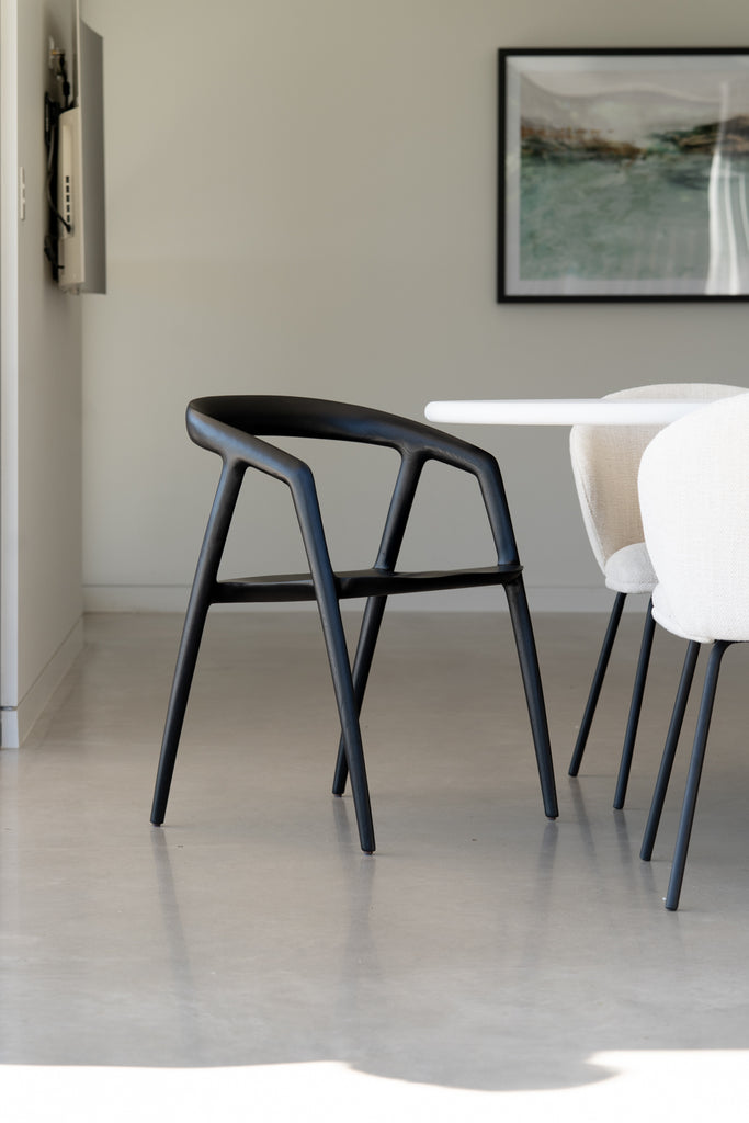 Sabre Wooden Dining Chair - Black