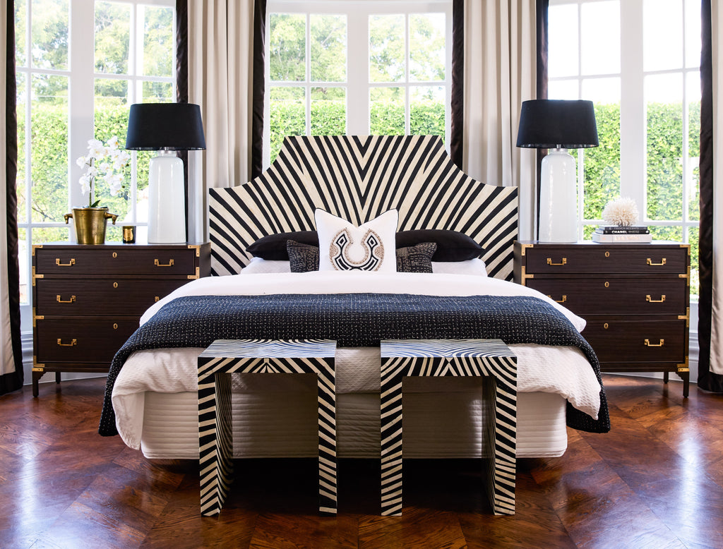 Savannah Bone Inlay Side Table