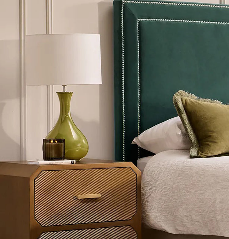Serena Table Lamp - Olive