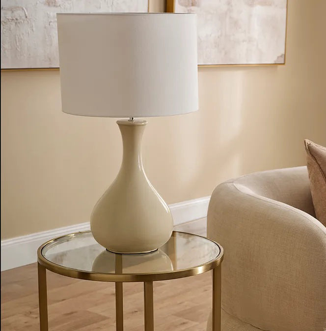 Serena Table Lamp - White