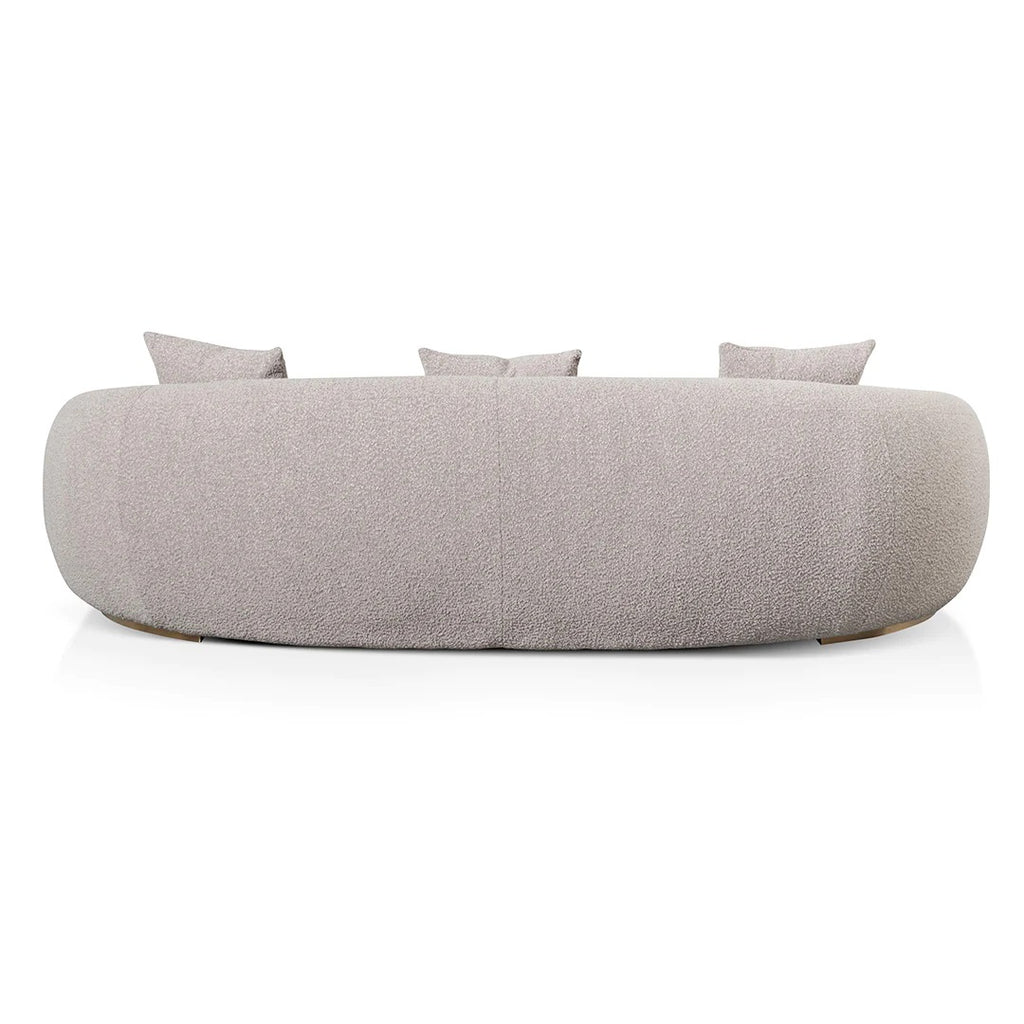 Shelley 3 Seater Sofa - Ash Grey Boucle