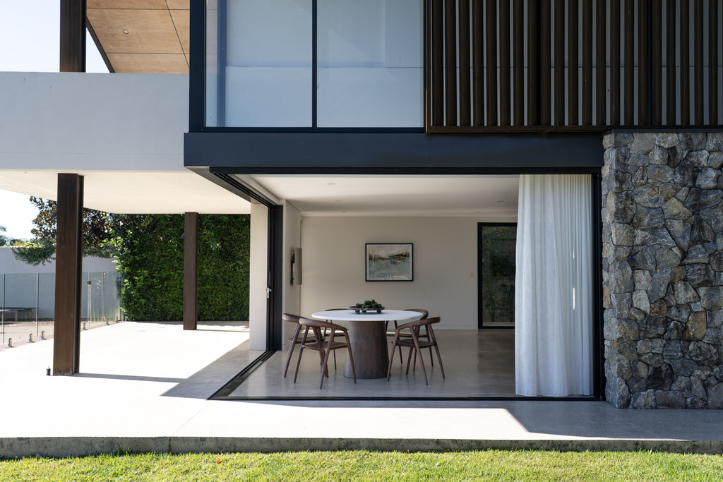 Sonoma Round Dining Table Walnut - 120cm