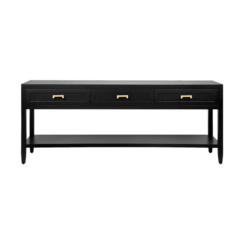 Sorrento Black Console Table | Large Black Console Table