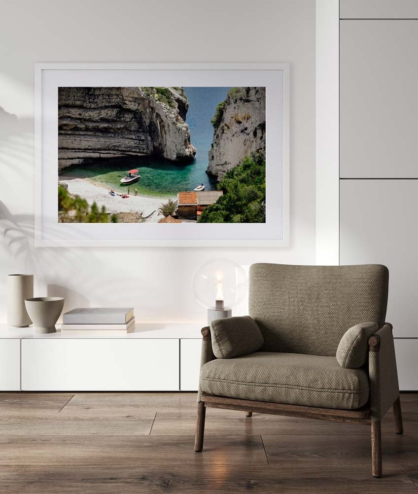 Stiniva Stowaway Croatia Coastal  & Travel Wall Art
