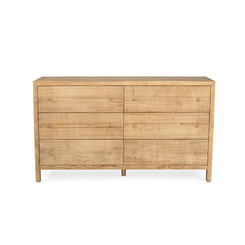 Taylor 6 Drawer Chest - Natural
