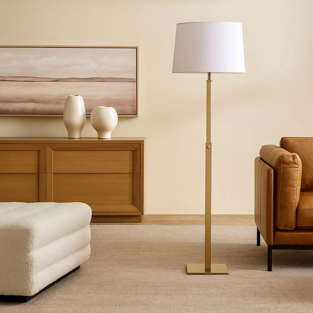 Vernon Floor Lamp - Brass