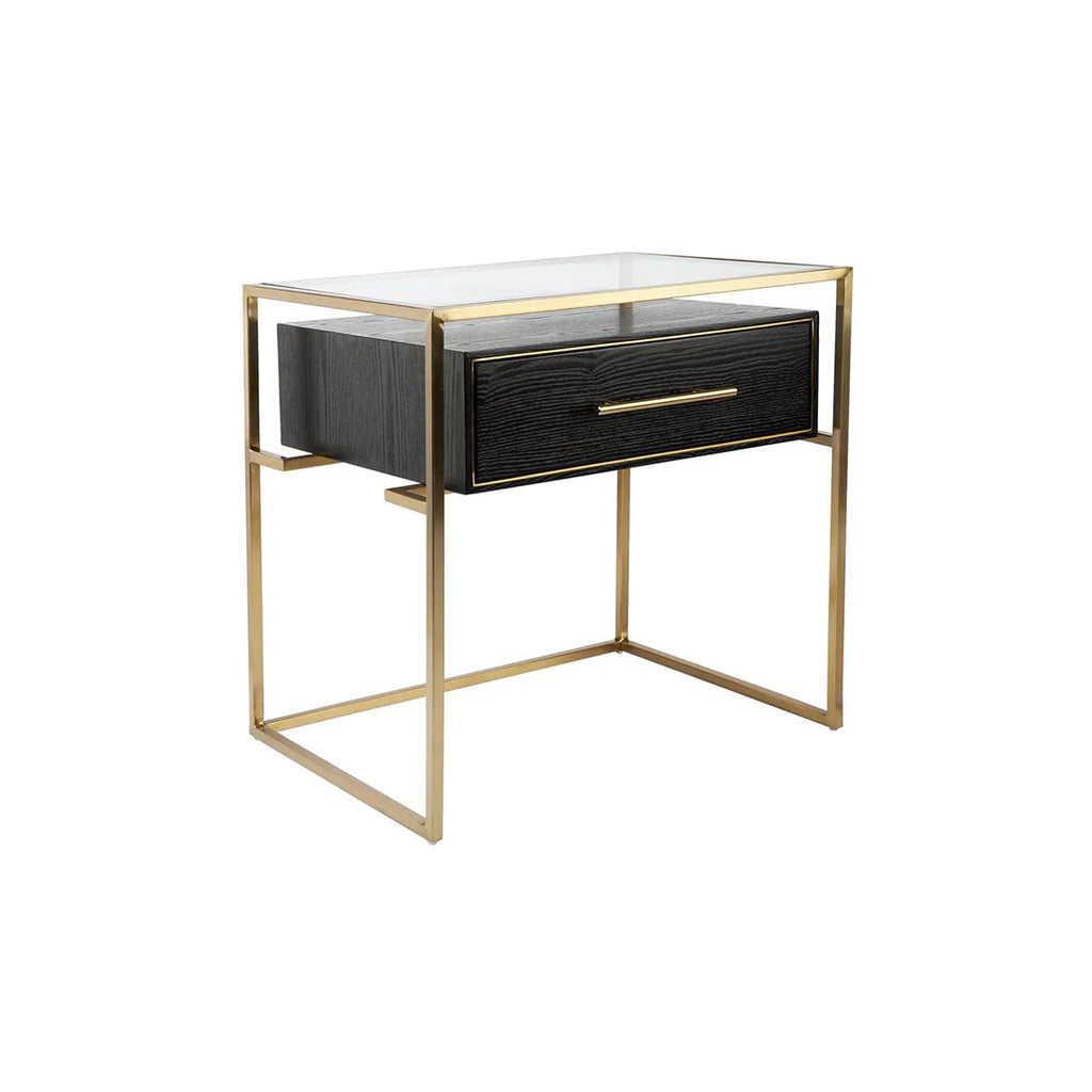 Vogue Luxury Bedside Table - Small Gold