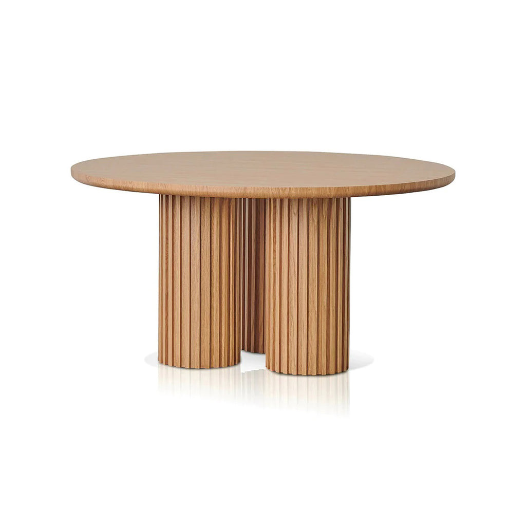 Zinia 1.5m Round Dining Table - Natural