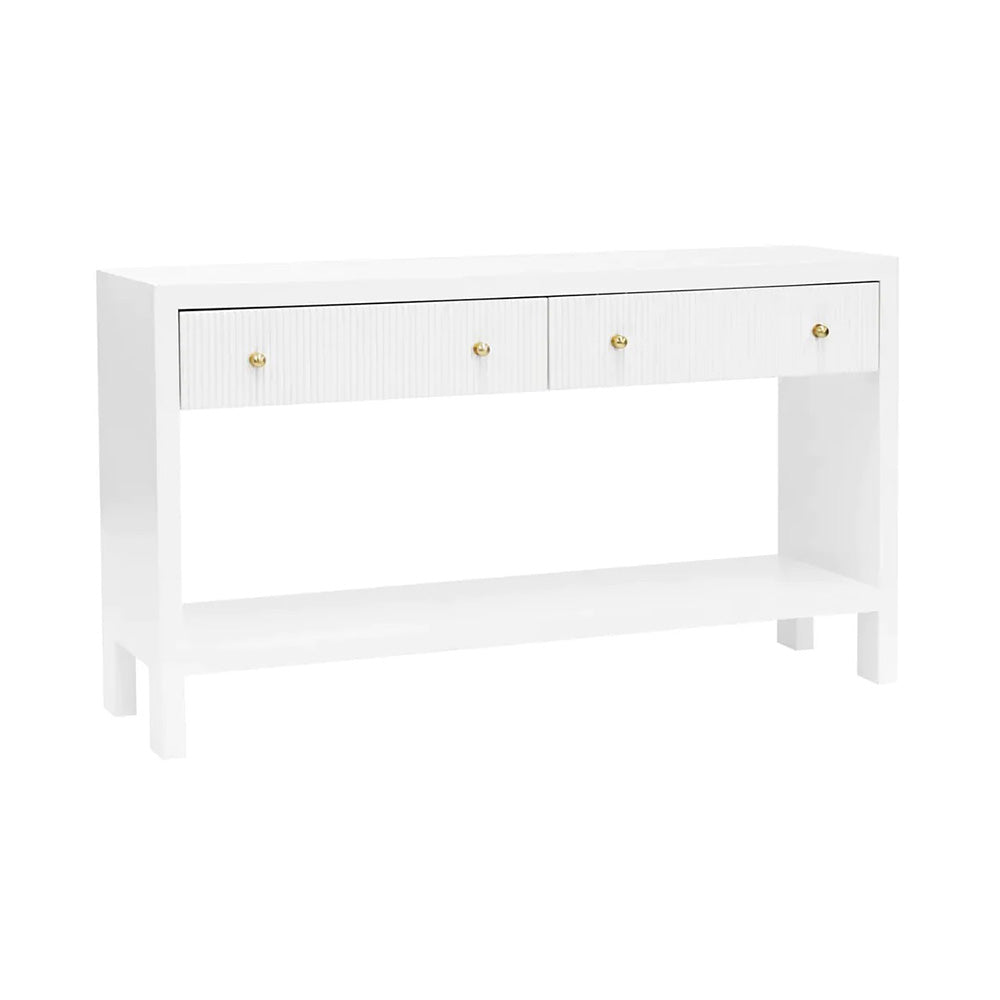 Adele White Console Table – Attica House