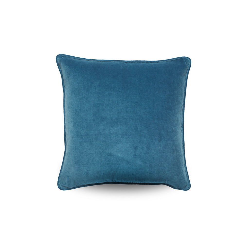 Bahama Velvet Cushion Cover Set - Ocean Blue