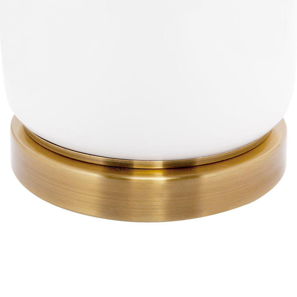 Camille Table Lamp - White Ceramic