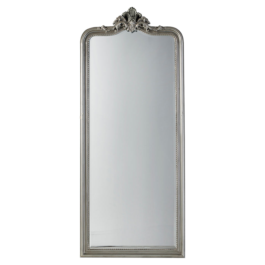 Christie Silver Floor Mirror | Living Room Mirrors