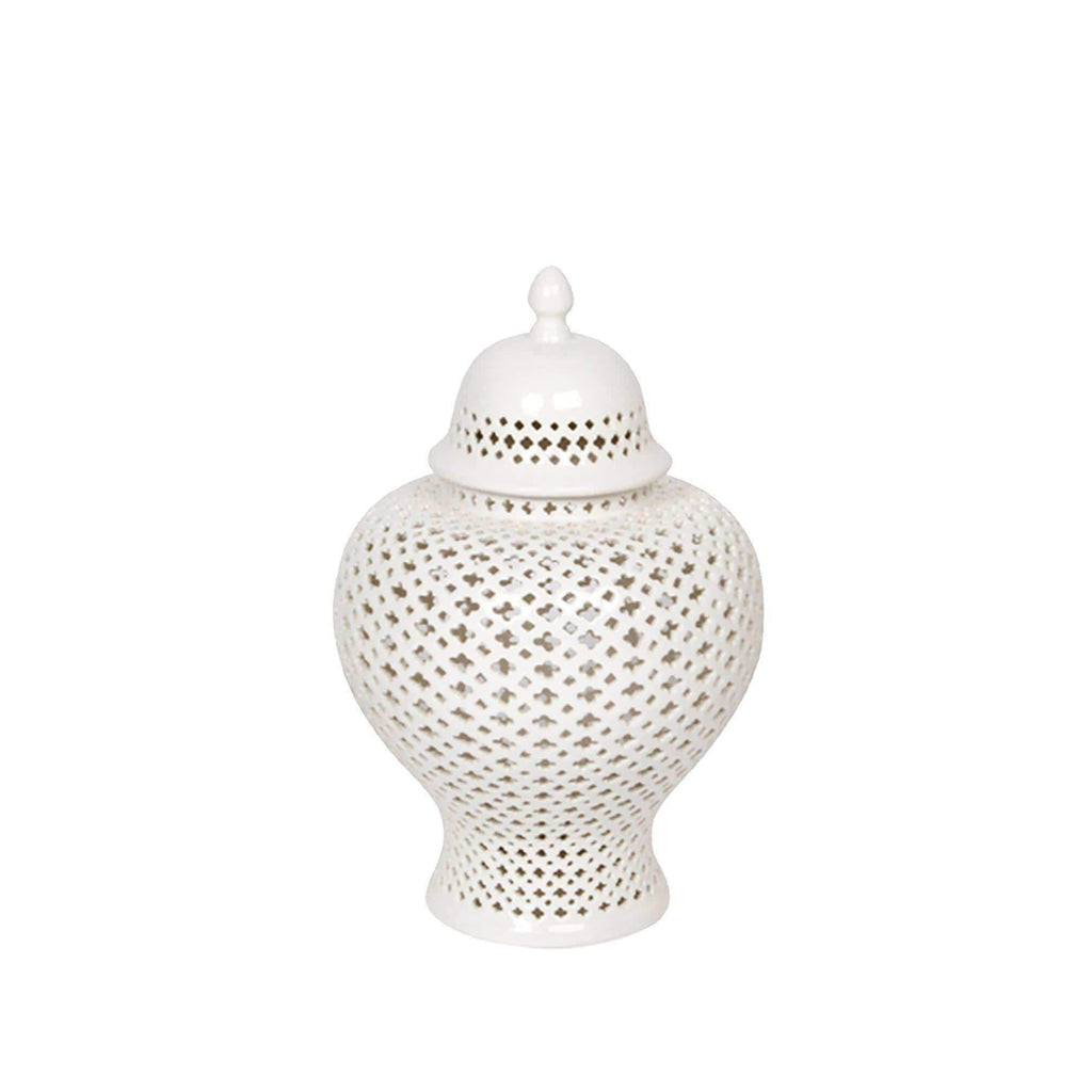 Minx White Temple Jar | Extra Large Temple Jar