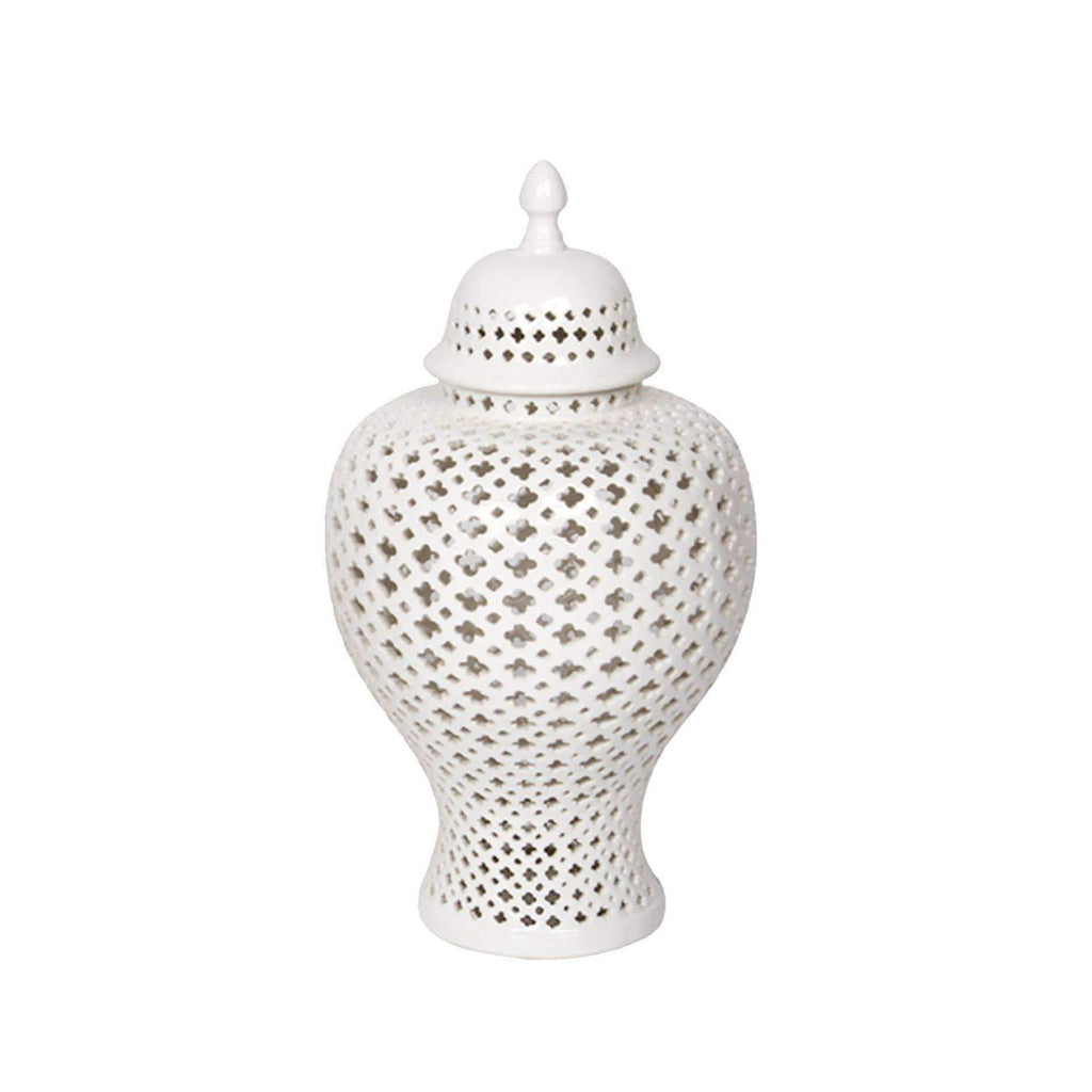 Minx White Temple Jar | Attica Luxury Furnishings