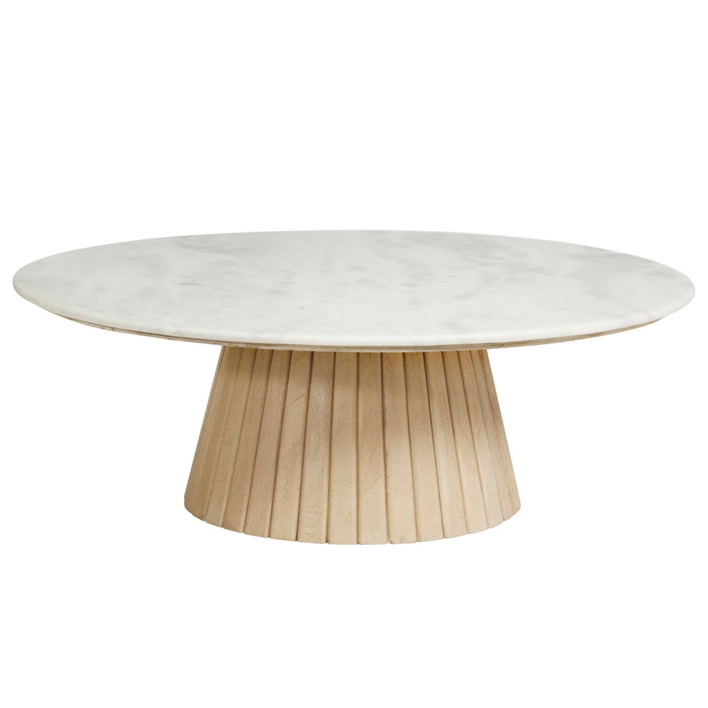 Milson Round Coffee Table - Marble