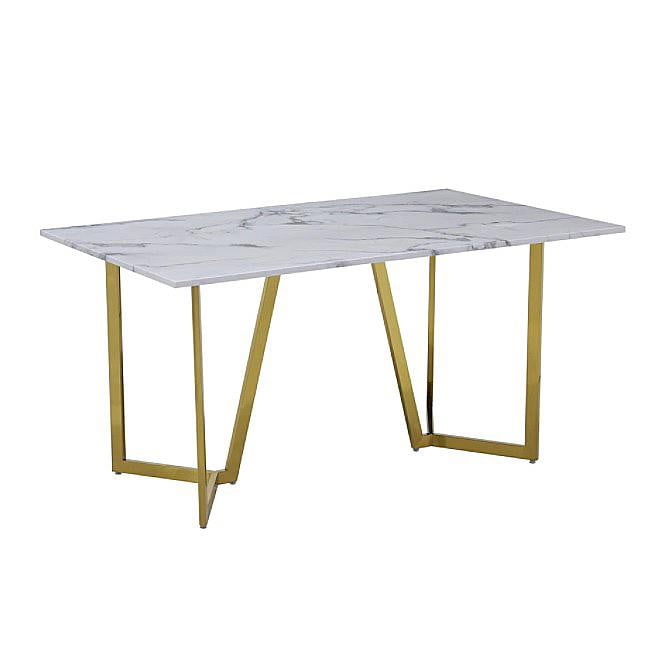 Amelia Gold Dining Table