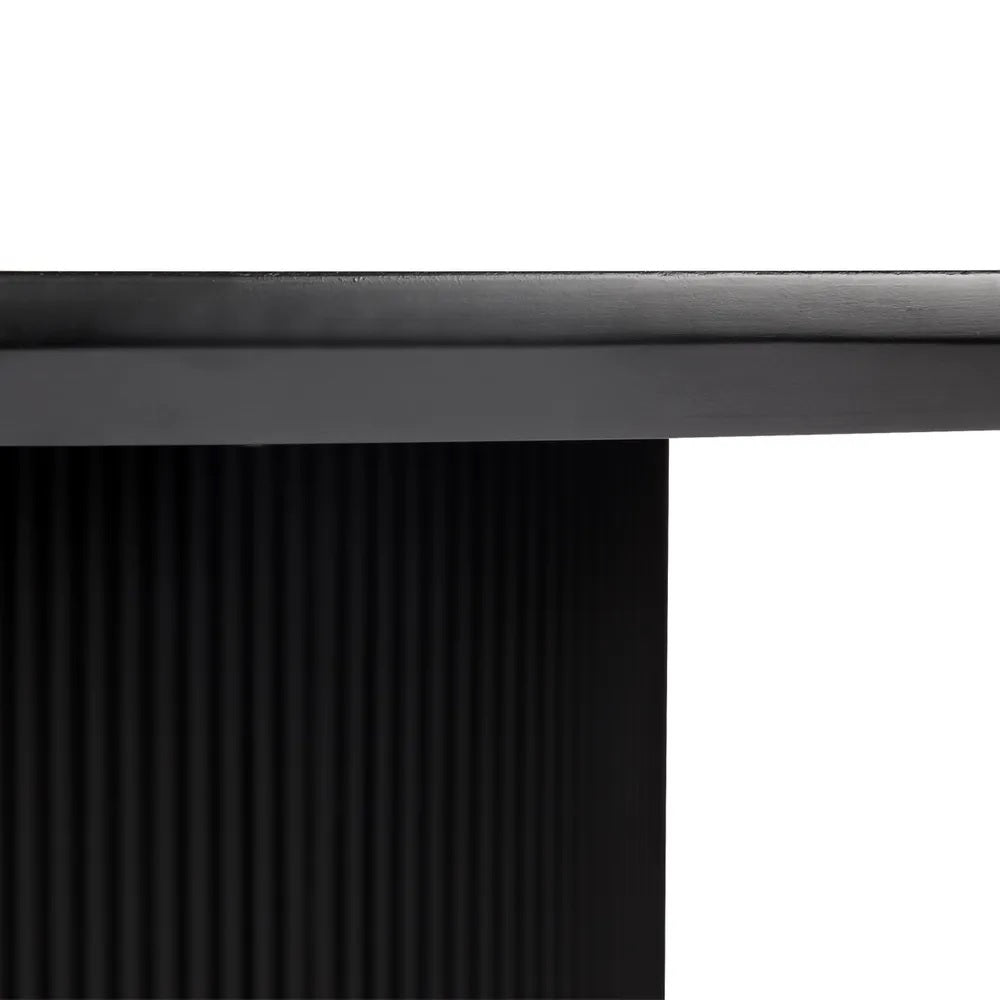 Francis Round Dining Table - Black