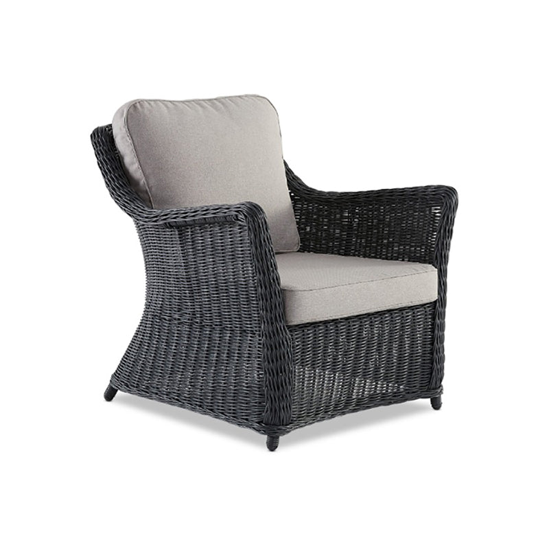 Amalfi Outdoor Lounge Chair - Anthracite | Hamptons Style Outdoor Furniture