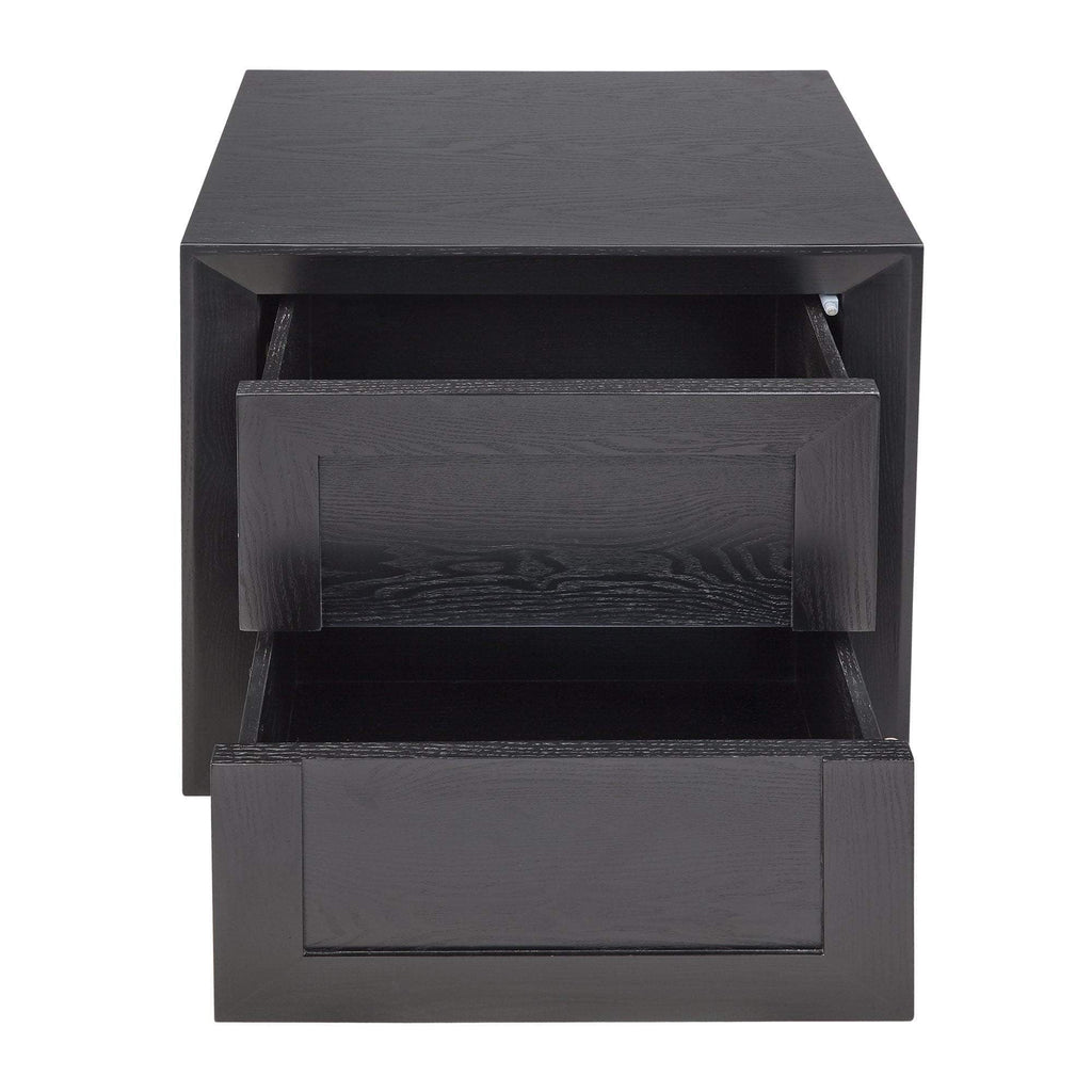Bayview Tall Bedside Table Black | Luxury Furniture Sydney