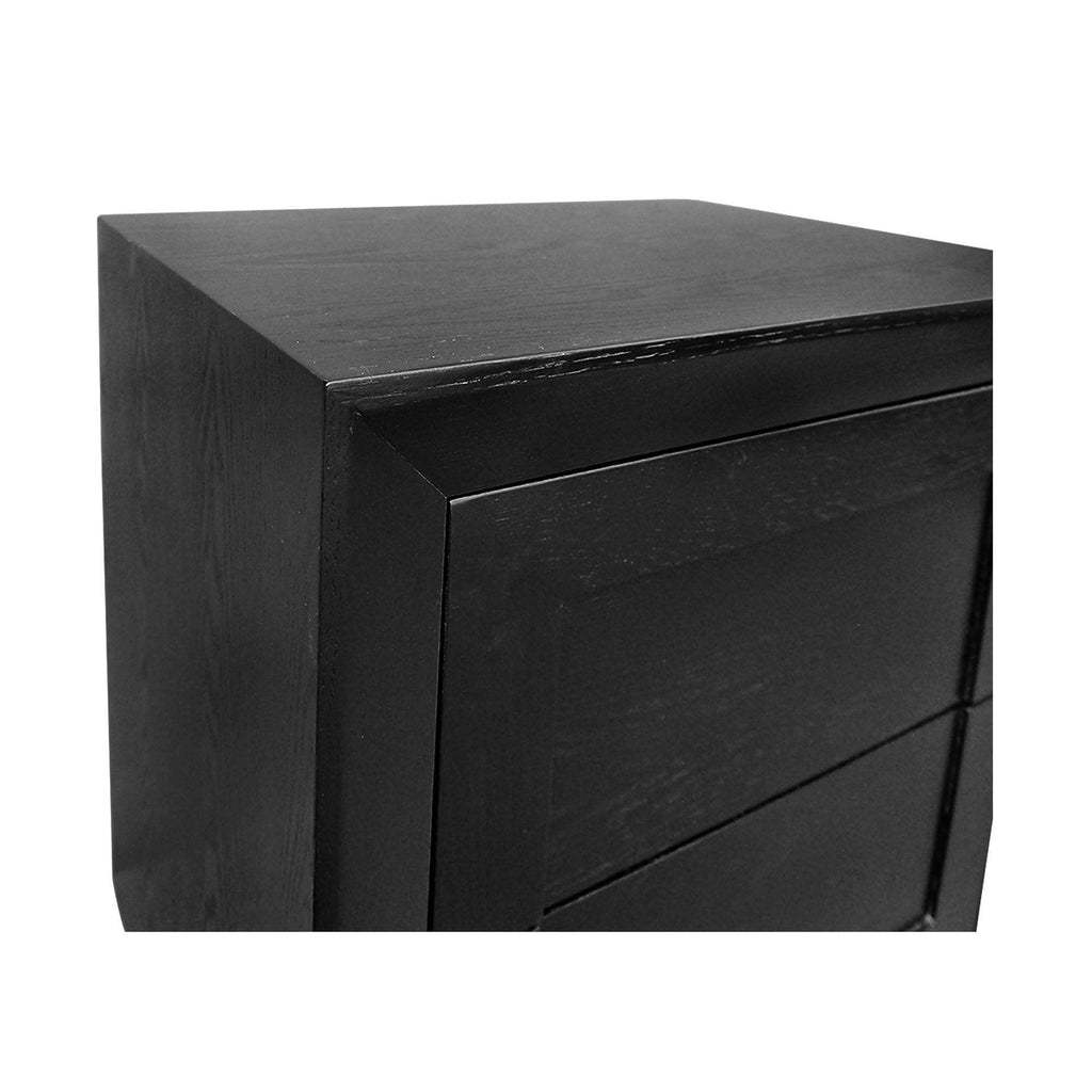 Bayview Tall Bedside Table Black | Luxury Furniture Sydney
