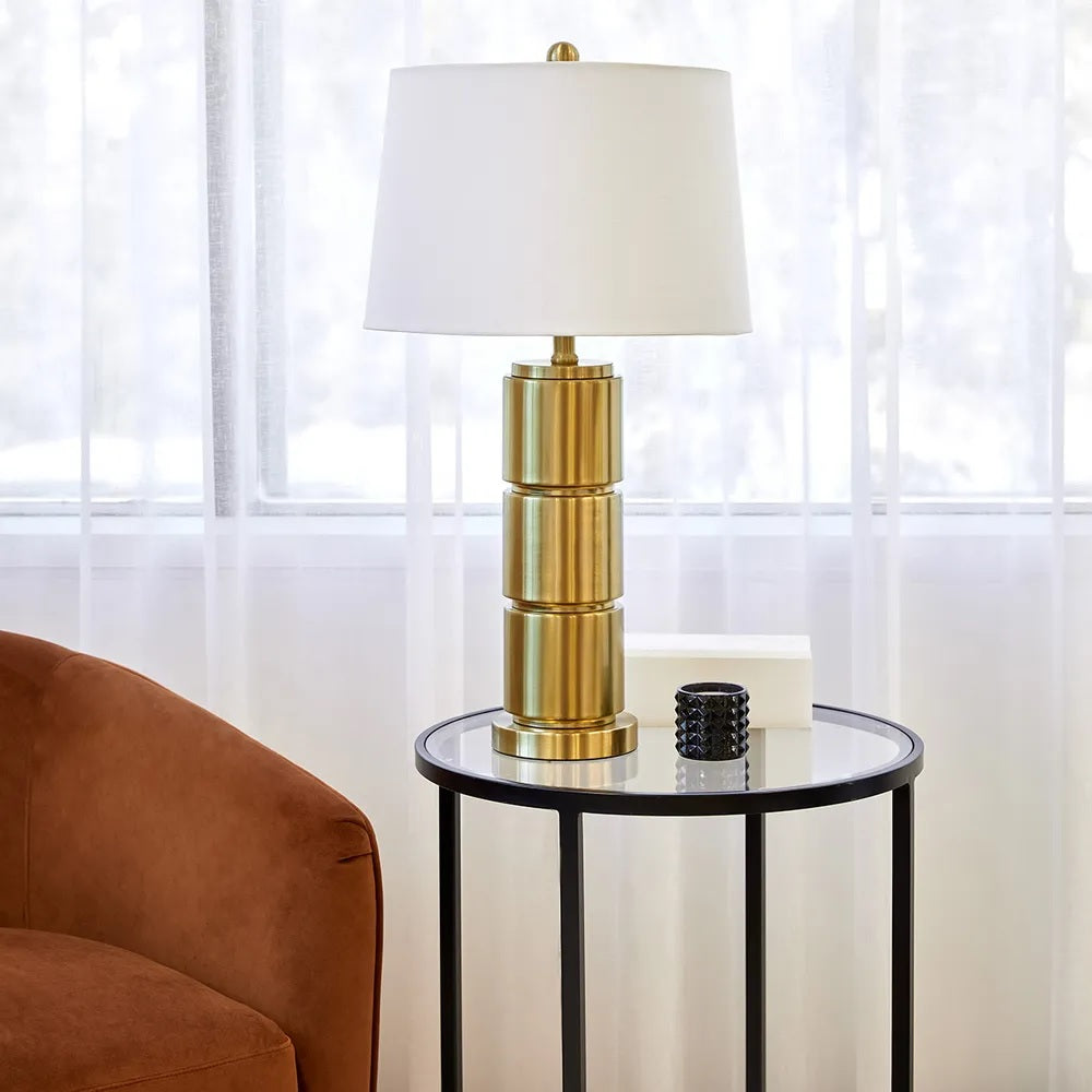 Brixton Brass Table Lamp | Gold table lamp