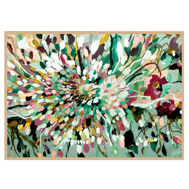Floral Blush Abstract Wall Art