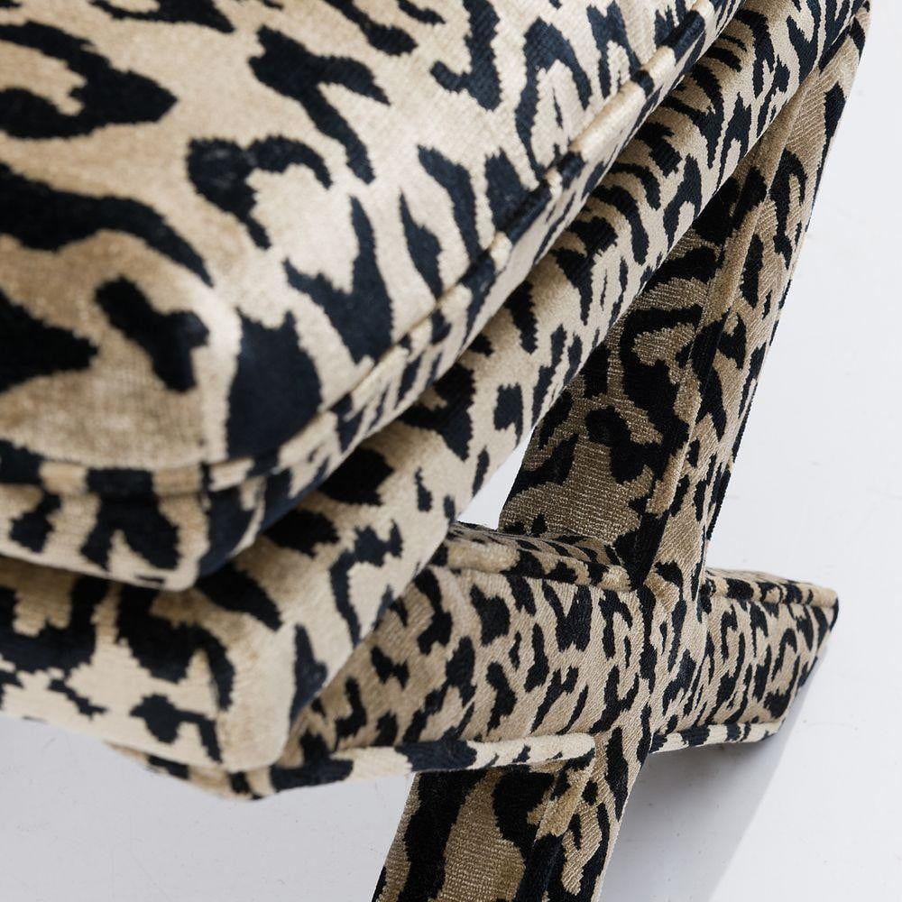 Candace Leopard Print Stool