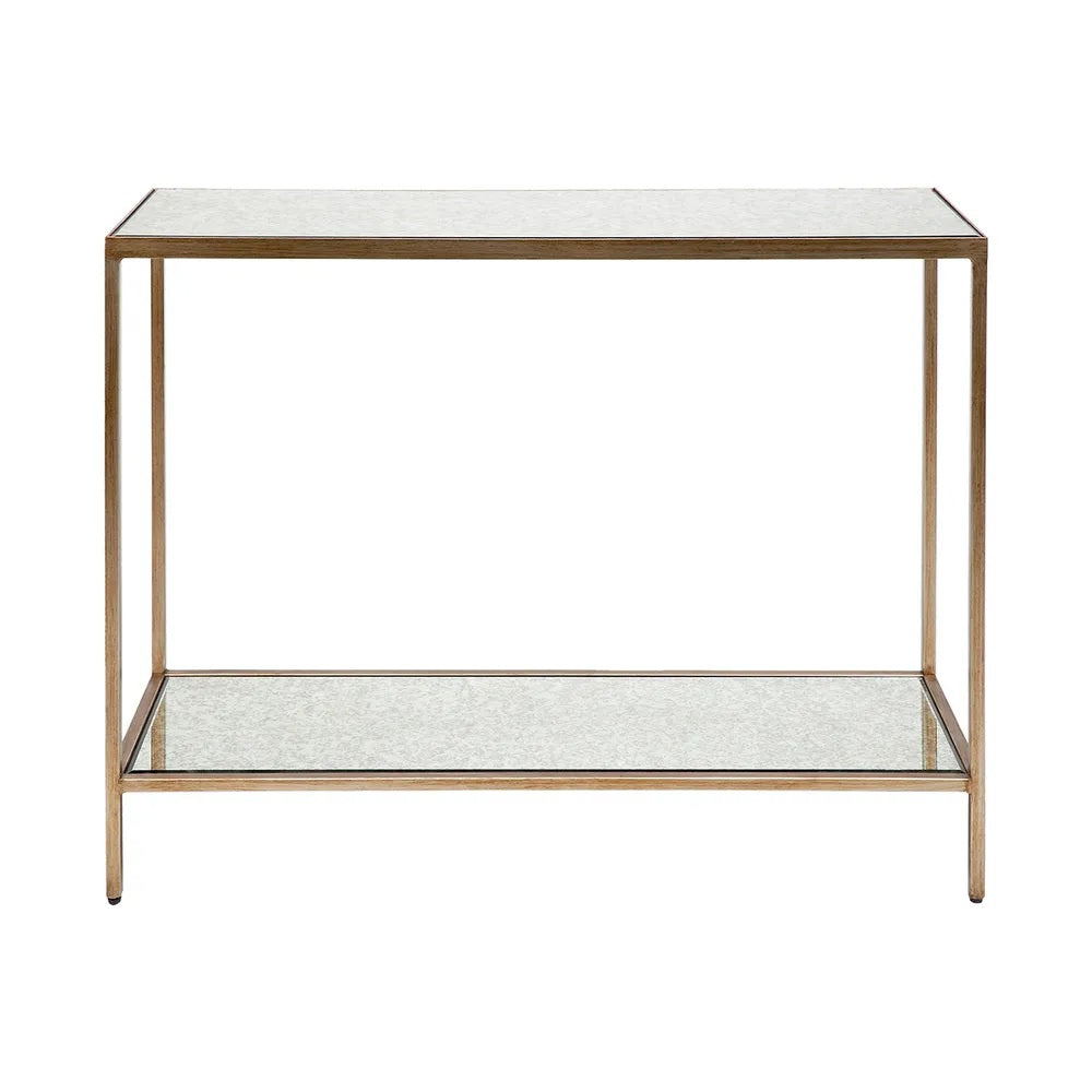 Small Antique Gold Console Table | Gold Console Table