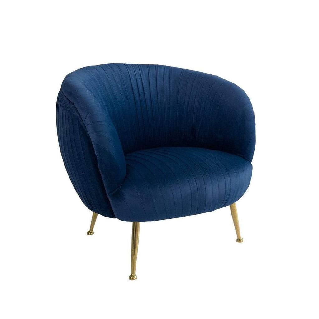 Paris Navy Velvet Armchair | Luxury Furniture Sydney