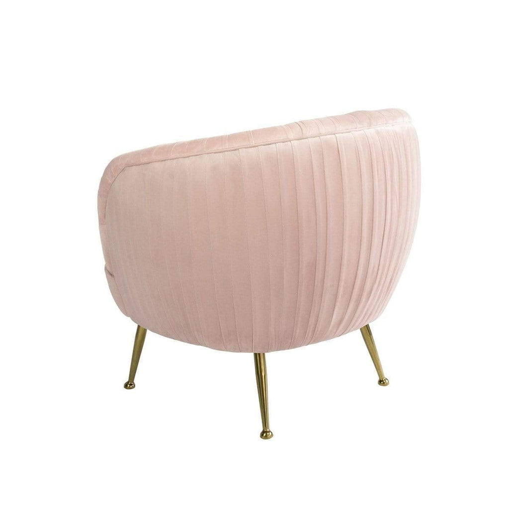 Paris Blush Velvet Armchair | Luxury Furniture Sydney