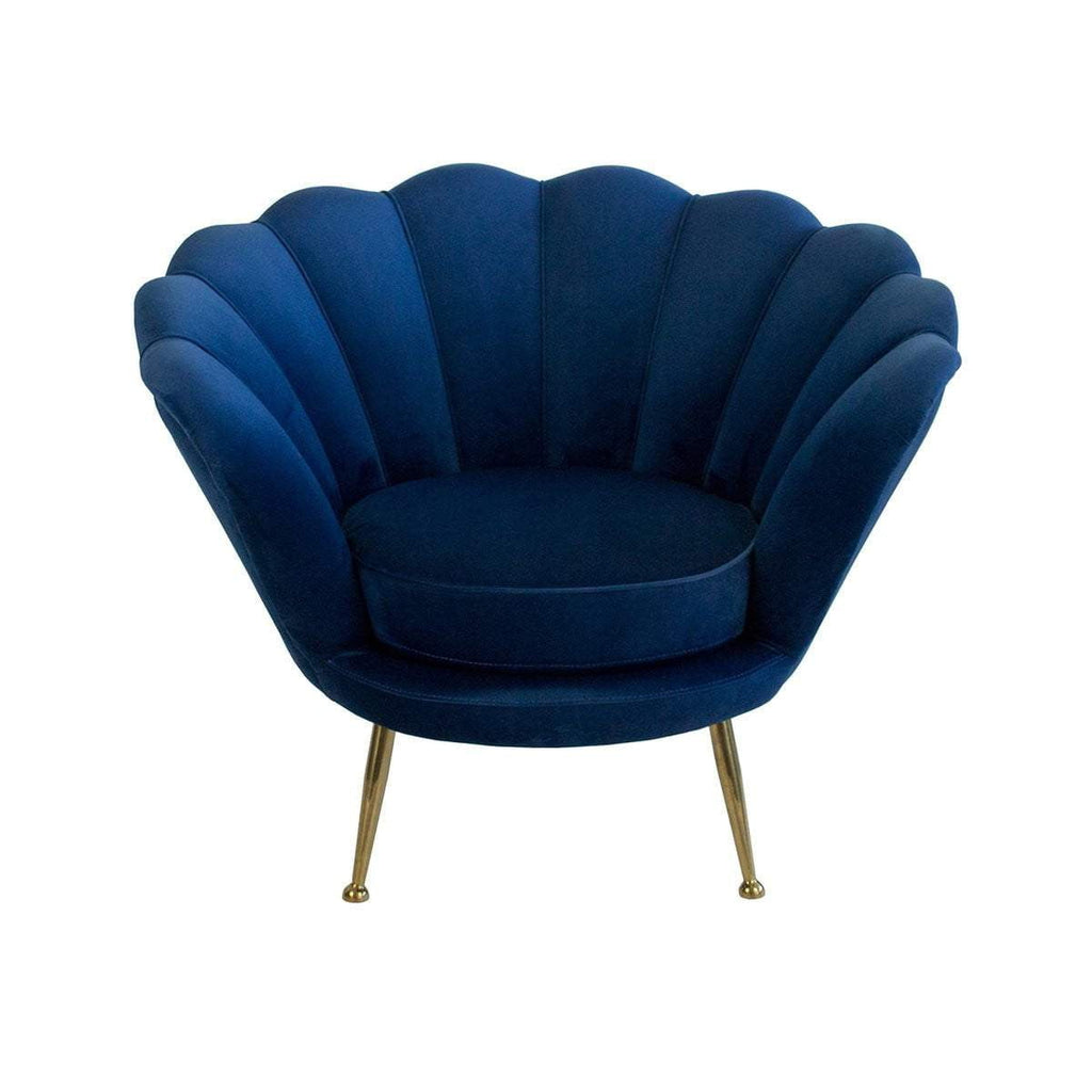 Manhattan Luxury Blue Armchair