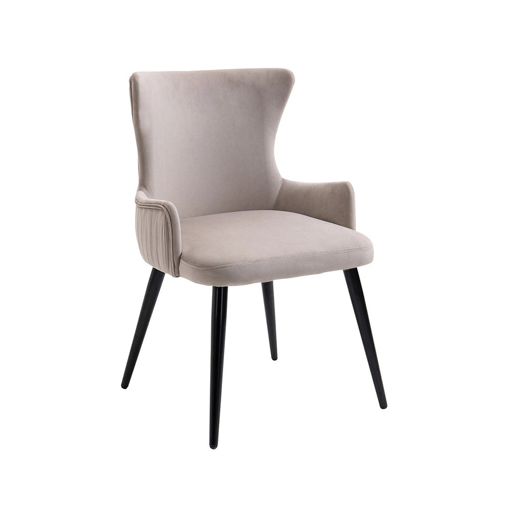 Dorsett Velvet Dining Chair - Taupe