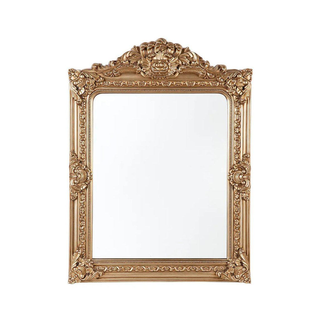 Elyssa Antique Wall Mirror - Gold | Living Room Mirrors