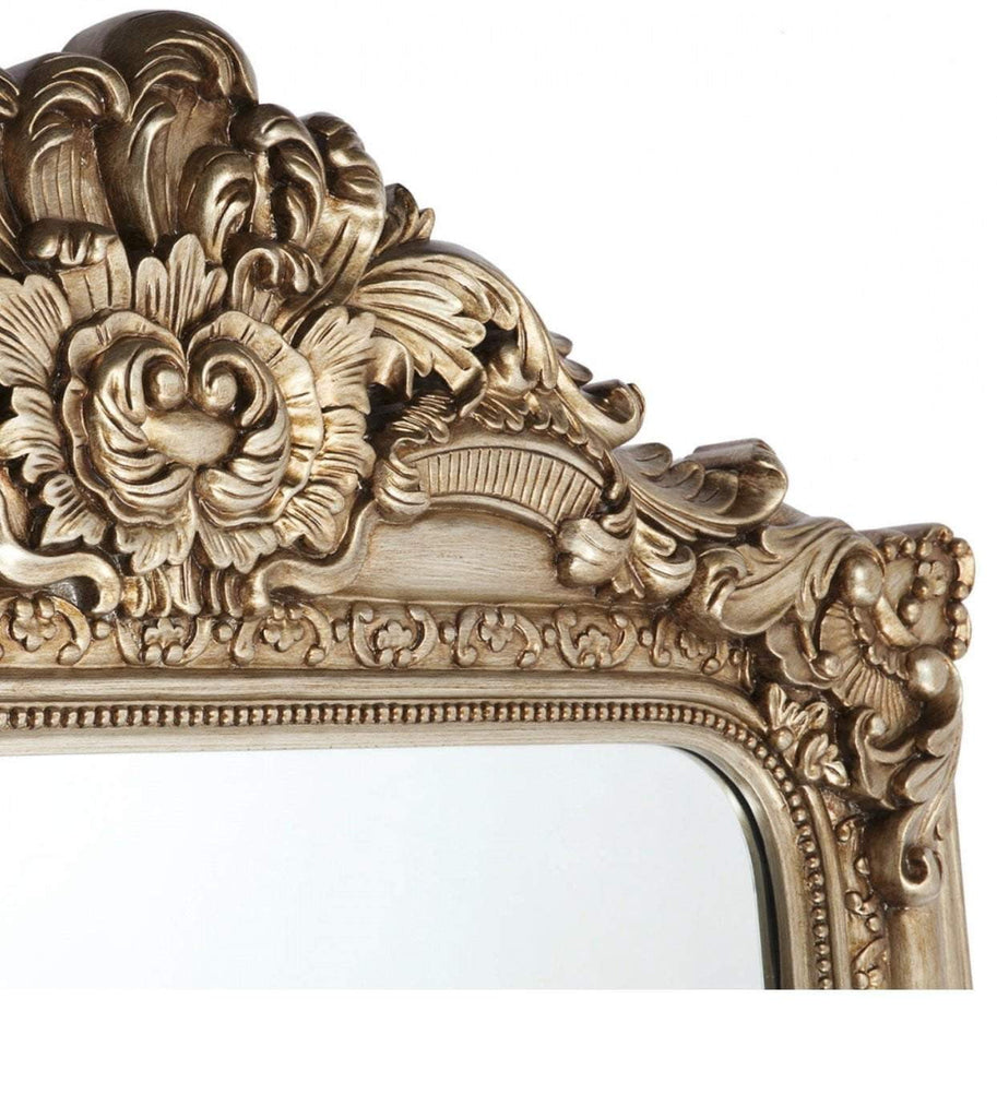 Elyssa Gold Floor Mirror | Living Room Mirrors
